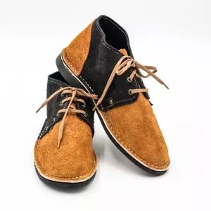 Swakop Vellie - 2 Tone (Black with Tan), Suede (MEN'S)