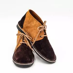 Swakop Vellie - 2 Tone (Tan with Brown), Suede (MEN'S)